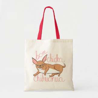 Bom Chicka Chihuahua-lustiges Hundewortspiel Tragetasche