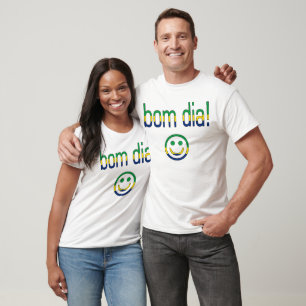 Bom Durchmesser! Brasilien-Flaggen-Farben T-Shirt