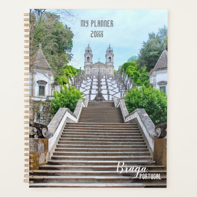 Bom Jesus Braga Heiligtum Foto mit Gebet Planer (Vorderseite)