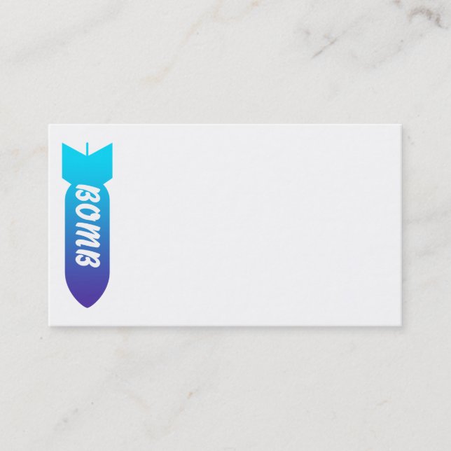 Bomb Business Cards Visitenkarte (Vorderseite)
