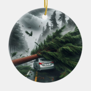 Bomb Cyclone Car 2 Keramik Ornament