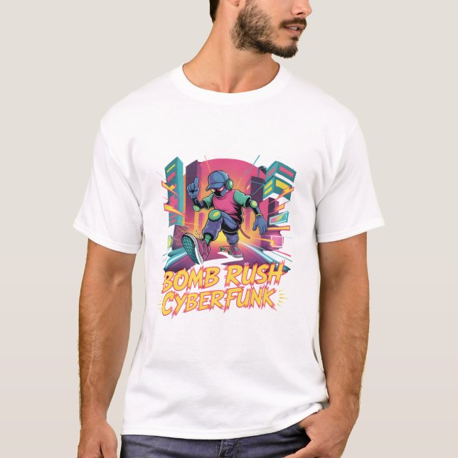 Bomb Rush Cyberfunk – Neon Street Rebellion T-Shirt (Vorderseite)