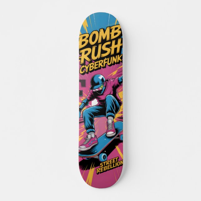 Bomb Rush Cyberfunk Skateboard (Devant)