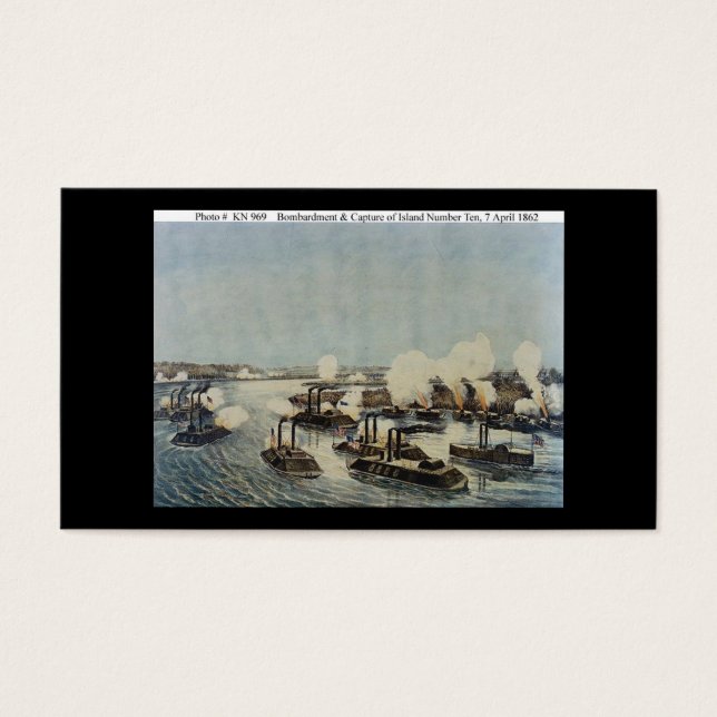 Bombardement et capture de l'île numéro dix (Devant)