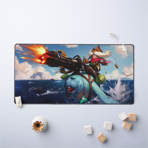 Bombardier Gaming Desk Mat Sky Gaming Mousepads Schreibtischunterlage