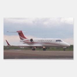 Bombardier Lear Jet 45XR Rechteckiger Aufkleber
