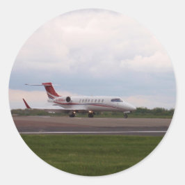 Bombardier Lear Jet 45XR Runder Aufkleber