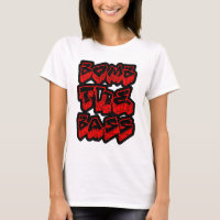 Bombardieren Sie das Bass-Mädchen dubstep Shirt