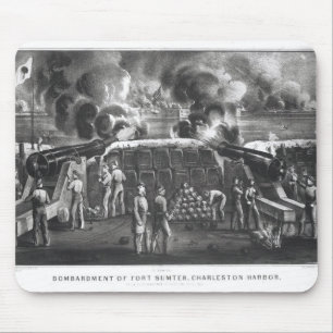 Bombardierung des Forts Sumter, Charleston-Hafen Mousepad