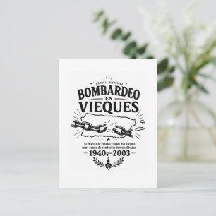 Bombardierung in Vieques Puerto Rico Historisches Postkarte