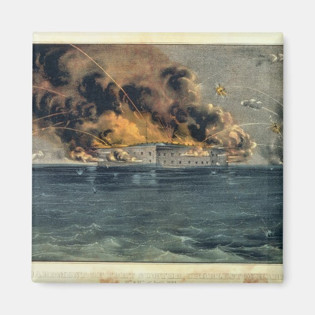 Bombardierung von Fort Sumter Magnet (Vorne)