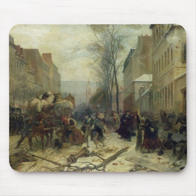 Bombardierung von Paris im Jahre 1871 Mousepad (Vorne)