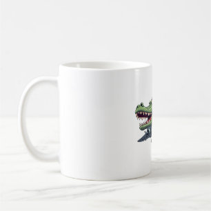 Bombardino Crocodilo — Zähne zuerst, Fragen später Kaffeetasse