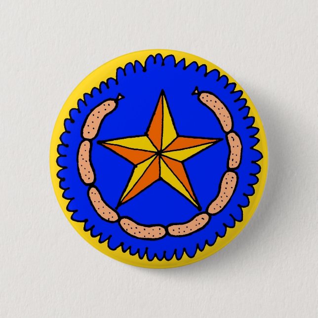Bombastus-Wurstknopf Button (Vorderseite)