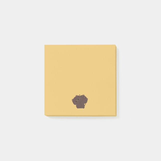 Bombay Cat Couple Post-it Klebezettel (Vorderseite)