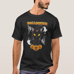 Bombay Katze I Frohes Halloween T-Shirt