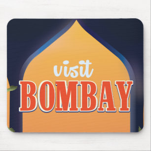 Bombay Vintage-Reise Druck. Mousepad