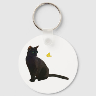 Bombaykatze u. -schmetterling schlüsselanhänger
