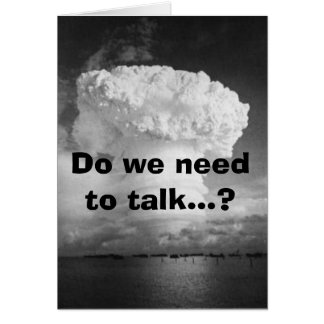 bombe, avons-nous besoin de parler... ?