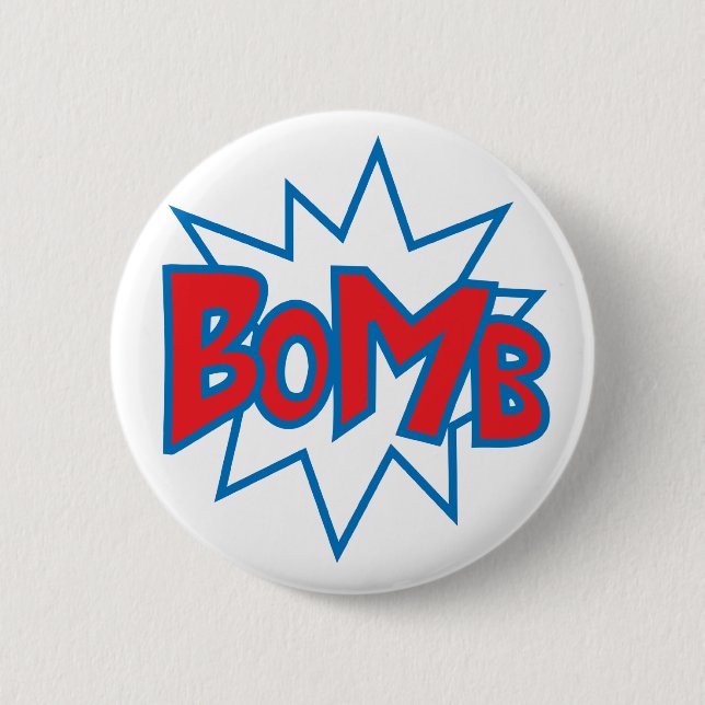 Bombe Button (Vorderseite)