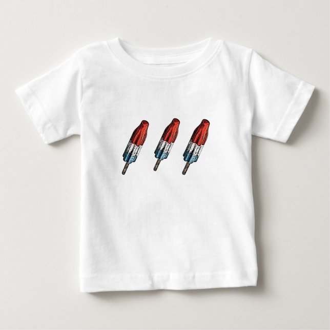 Bombe-Pop-Kunsthemd Baby T-shirt (Vorderseite)