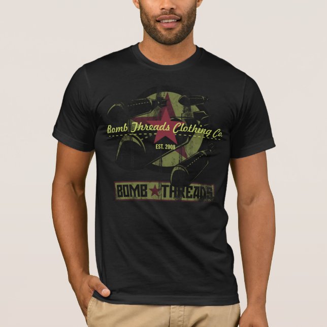 Bombe verlegt T - Shirt der Kleidungs-Co. (Vorderseite)