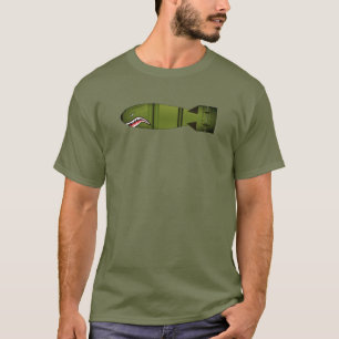 Bomben-Gesichts-grafische Kunst T-Shirt