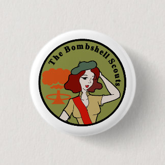 Bomben-Pfadfinderlogo-Abzeichen Button