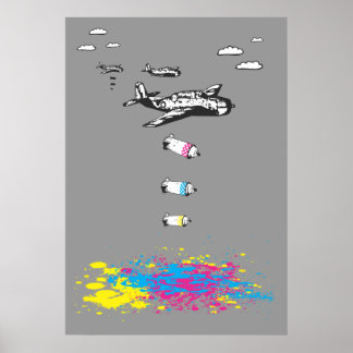 Bombenangriff Poster
