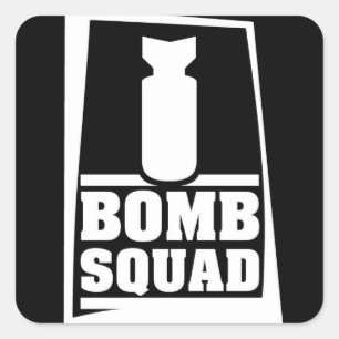 Bombengeschwader Quadratischer Aufkleber
