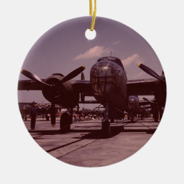Bomber B-25 Keramik Ornament (Vorne)