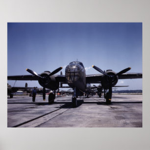 Bomber B-25 Poster