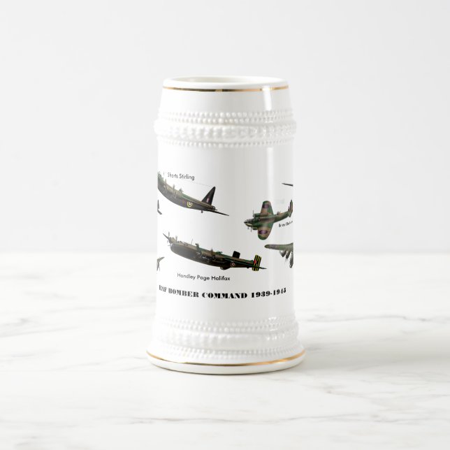 Bomber Command Stein. Bierglas (Mittel)
