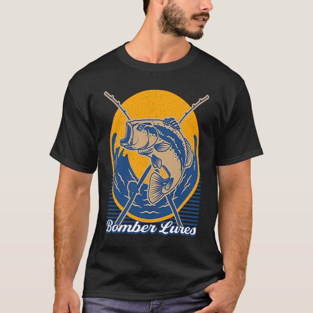 Bomber Köder Jagd Hobby Jäger Freizeitbeschäftigun T-Shirt (Vorderseite)