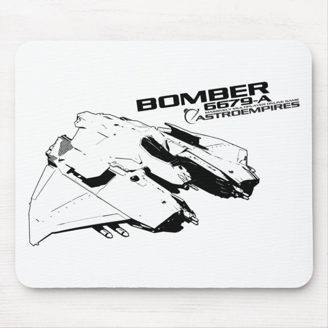 Bomber mouse pad mousepad (Vorne)