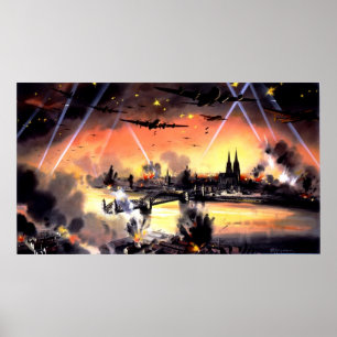 Bomberkriegs-Kunstplakat VON 14,95 Poster