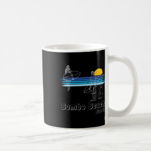 Bombo Beach Australien, Surfer Strand Surf-Typ Mit Kaffeetasse