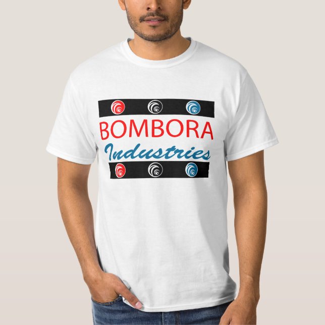 Bombora Block-Logo Amerika T-Shirt (Vorderseite)