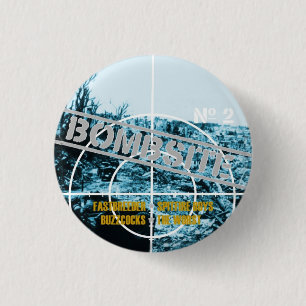 Bombsite Fanzine keine Abdeckung 2 Button