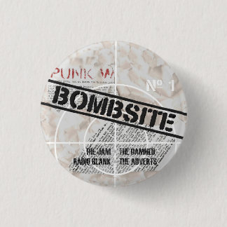 Bombsite kein Fanzine, 1 Abdeckung Button