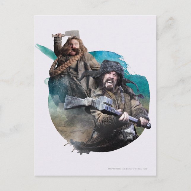 Bombur and Bofur Postkarte (Vorderseite)