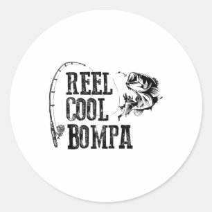 Bompa Angelrolle Cooler Bompa Lustiges Geschenk  Runder Aufkleber