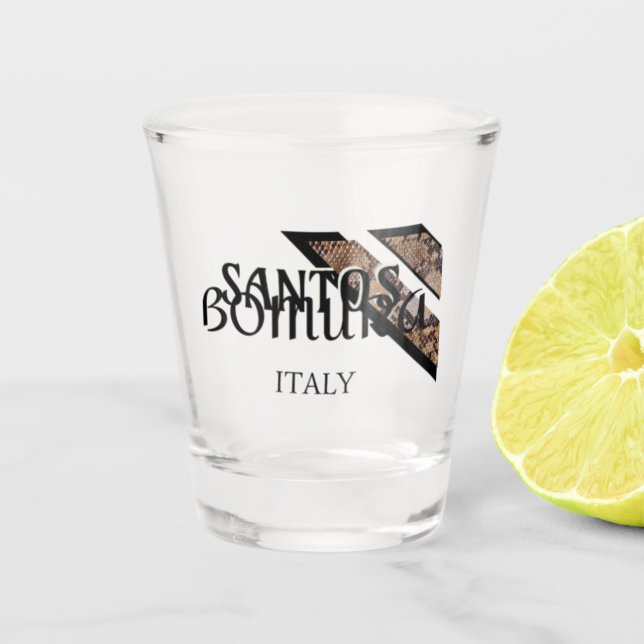Bomura Schnapsglas (Vorderseite)