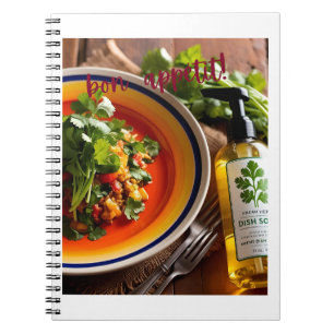 Bon Appétit - Anti-Cilantro Soap Joke Notizblock