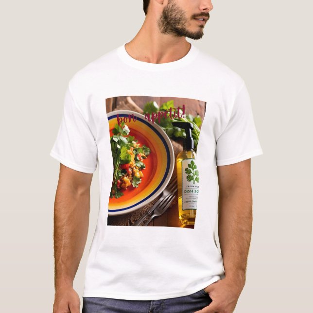 Bon Appétit - Anti-Cilantro Soap Joke T - Shirt (Vorderseite)