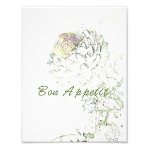 Bon appétit Artichoke Fotodruck