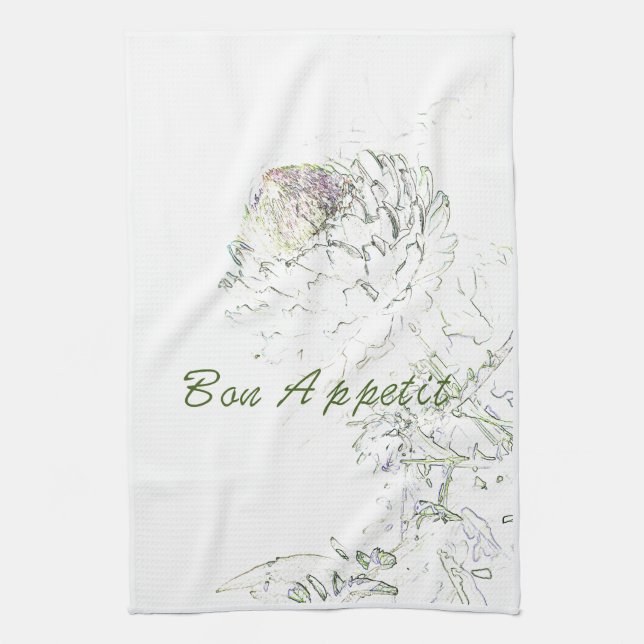 Bon Appetit Artichoke Handtuch (Vertikal)