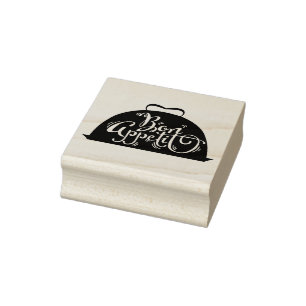 Bön-Appetit Gummistempel