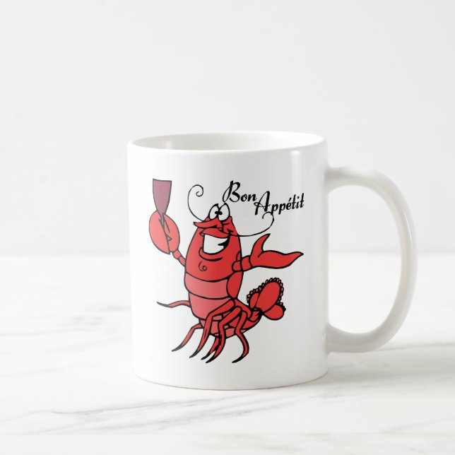 Bon Appetit Hummer Kaffeetasse (Rechts)