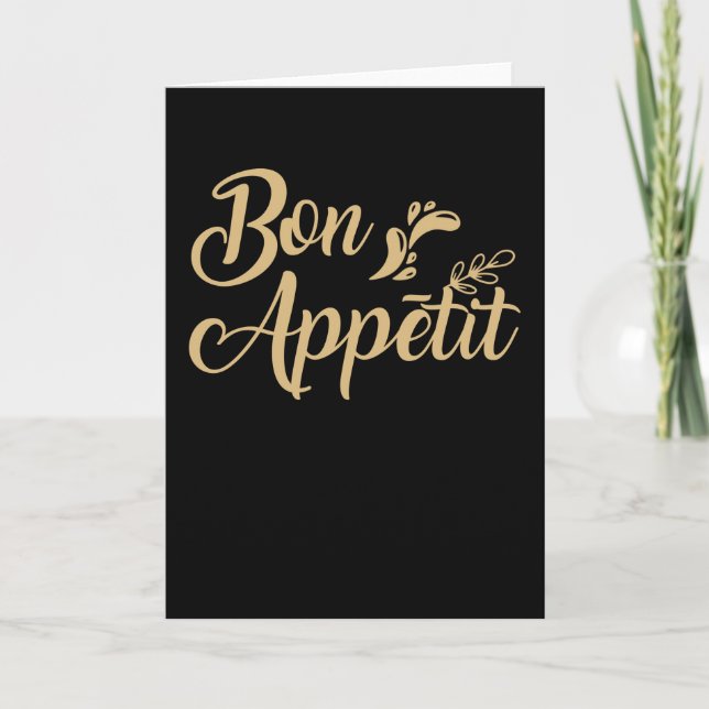 Bon Appetit Karte (Vorderseite)
